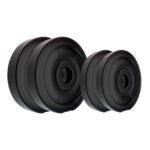 Kore RW PVC Plate-30KG (5 KG X 2 + 10 KG X 2) Weight Plate, Black