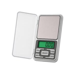 ATOM A 100 Series Digital Pocket Weighing Scale, 200g Capacity with 0.01g Precision | Auto Calibration & Tare Function | Jewellery, Kitchen, Lab Use | 2 AAA Batteries Included. For Domestic use only