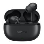 realme Buds T200x True Wireless Earbuds with 12.4mm Dynamic Bass Drivers, 25 dB ANC, Quad Mic, 45ms Latency, Upto 48 Hrs Playback, Fast Charge, IP55 Rated, BT 5.4 (Pure Black)