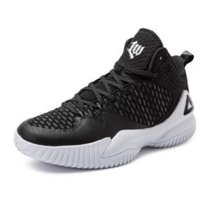 PEAK High Top Mens Basketball Shoes Streetball Master Breathable Non Slip Sneakers Outdoor Cushioning Workout Sports Shoes for Gym Fitness