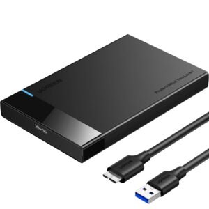 UGREEN 2.5″ Hard Drive Enclosure, USB 3.0 to SATA III II I HDD/SSD