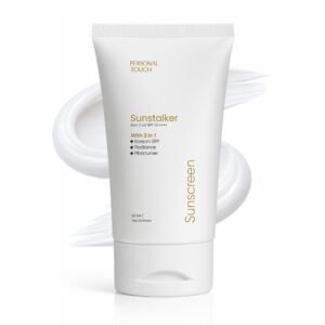 Personal Touch Sunscreen SPF 50 PA++++ | Sunstalker Korea 3 in 1 Formula | with Niacinamide | Sun & Tan Protection | Oil-Free, No White Cast, Acne Safe | For Oily & Dry Skin | 30ml