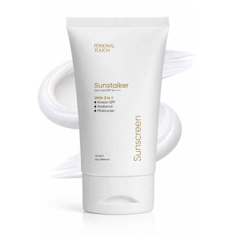 Personal Touch Sunscreen SPF 50 PA++++ | Sunstalker Korea 3 in 1 Formula | with Niacinamide | Sun & Tan Protection | Oil-Free, No White Cast, Acne Safe | For Oily & Dry Skin | 30ml