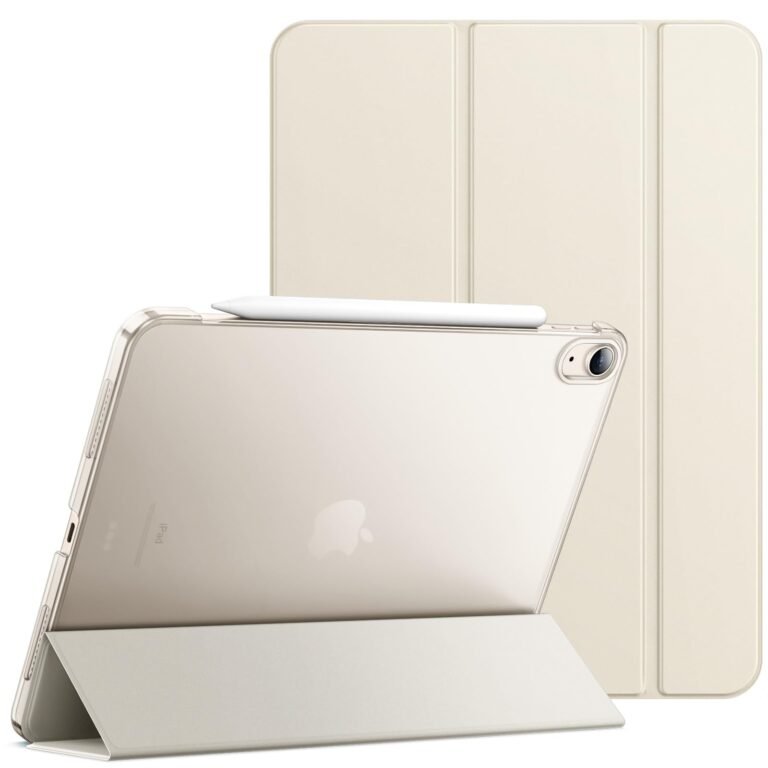JETech Case for iPad Air 11″ M4/M3/M2 & Air 5/4 10.9″, Starlight