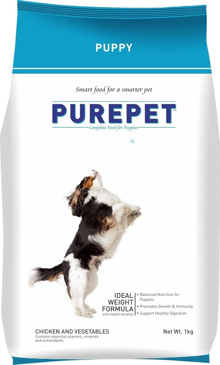 Purepet Puppy Dry Dog Food 1kg | Chicken & Vegetable Flavour | Promotes Health & Vitality | Immune Support | Healthy Digestion | Nutrient Rich