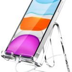 Acrylic Mobile Phone Holder – Clear Stand for Android Smartphones, Durable and Sleek Transparent Display Stand Tablets Nightstand Loved Office Transparent – Pack of 1