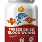 BOLTZ Freeze‑Dried Blood Worms Fish Food 25 g – Natural Premium Treat for Bettas, Tetras, Arowana, Flowerhorn, Oscar – Enhances Color, Appetite & Immunity – Made in India