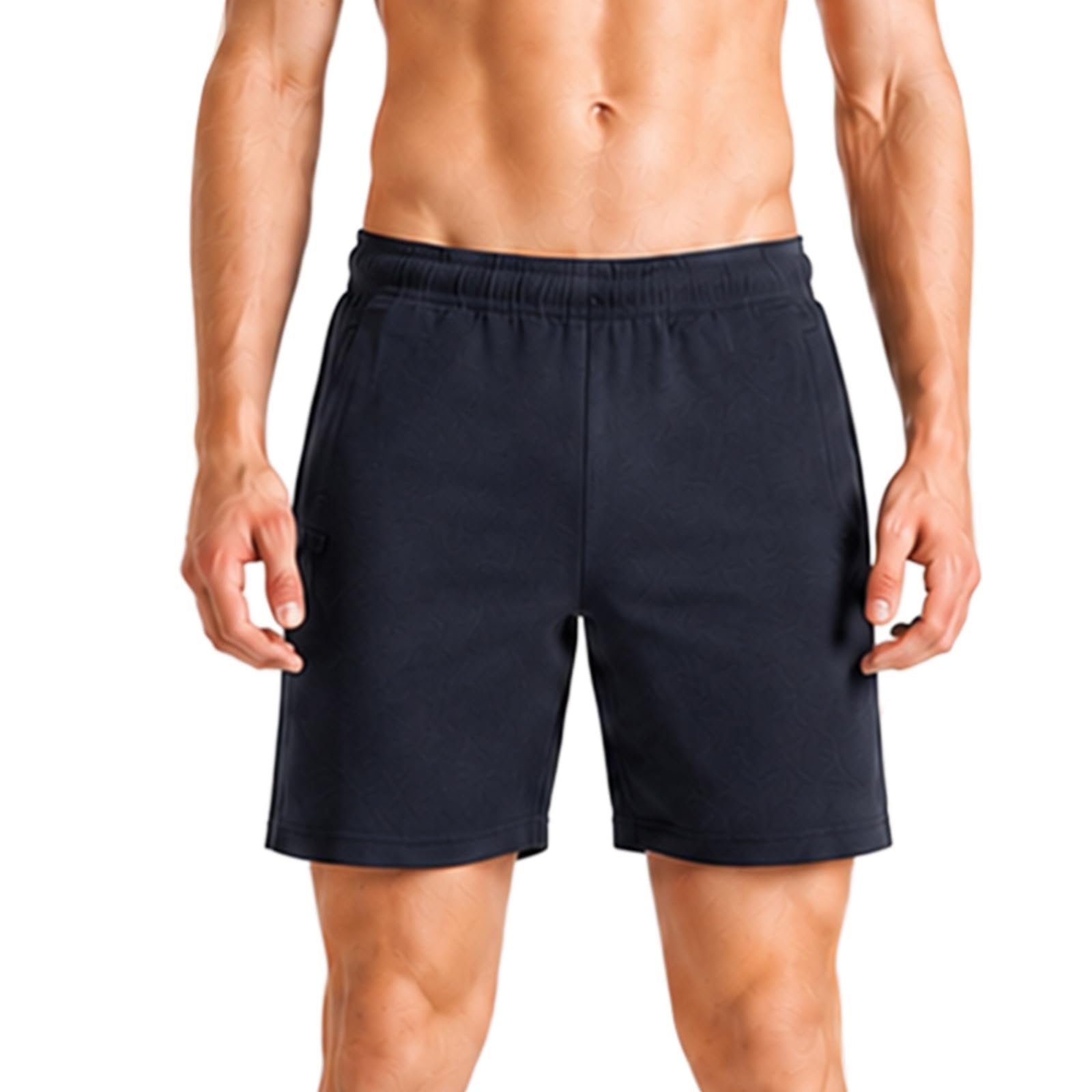 Pepe Jeans Men’s Solid Cotton Poly Blend Regular Fit Active Shorts | Lightweight Athleisure Shorts for Gym, Sports & Casual Wear | Soft Breathable Fabric | Elastic Waist with Drawcord | Side Pockets