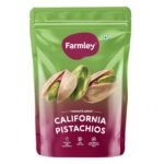 Farmley Premium California Roasted & Salted Pistachios Whole Shelled Pista Dry Fruits Pack (250 g)