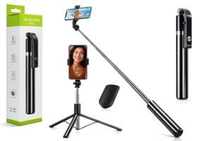yoozon Bluetooth Extendable Selfie Sticks with Wireless Remote 3-in-1 Multifunctional Selfie Stick with Tripod Stand Compatible with iPhone/OnePlus/Samsung/Oppo and All Phones (Long Selfie 170cm)