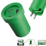 Portable 65W GaN Switch Dock Charger Compatible with Nintendo Switch OLED/Switch, Swith Docking Station for TV with 4K 60Hz HDMI/USB-C PD Fast Charging/USB 3.0, Green