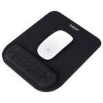 Tukzer Gel Mouse Pad Wrist Rest Memory-Foam Ergonomic Mousepad| Cushion Wrist Support & Pain Relief| Suitable for Gaming, Computer, Laptop, Home & Office Non-Slip Rubber Base (Black Quartz)