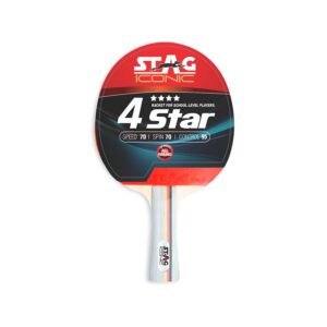 Stag 4 Star Table Tennis Racquet (Multicolor)