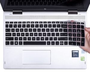 Saco Laptop Keyboard Cover Skin Compatible for HP 15-bs145tu 15.6-inch Laptop – Black