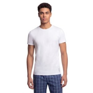 Levi’s 025 Men’s Premium Soft Cotton Solid T-Shirt – Round Neck, Short Sleeves with Side Branding (Pack of 1) Regular Fit