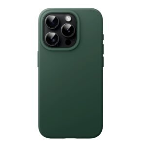 JETech Silicone Case for iPhone 15 Pro Max, Midnight Green