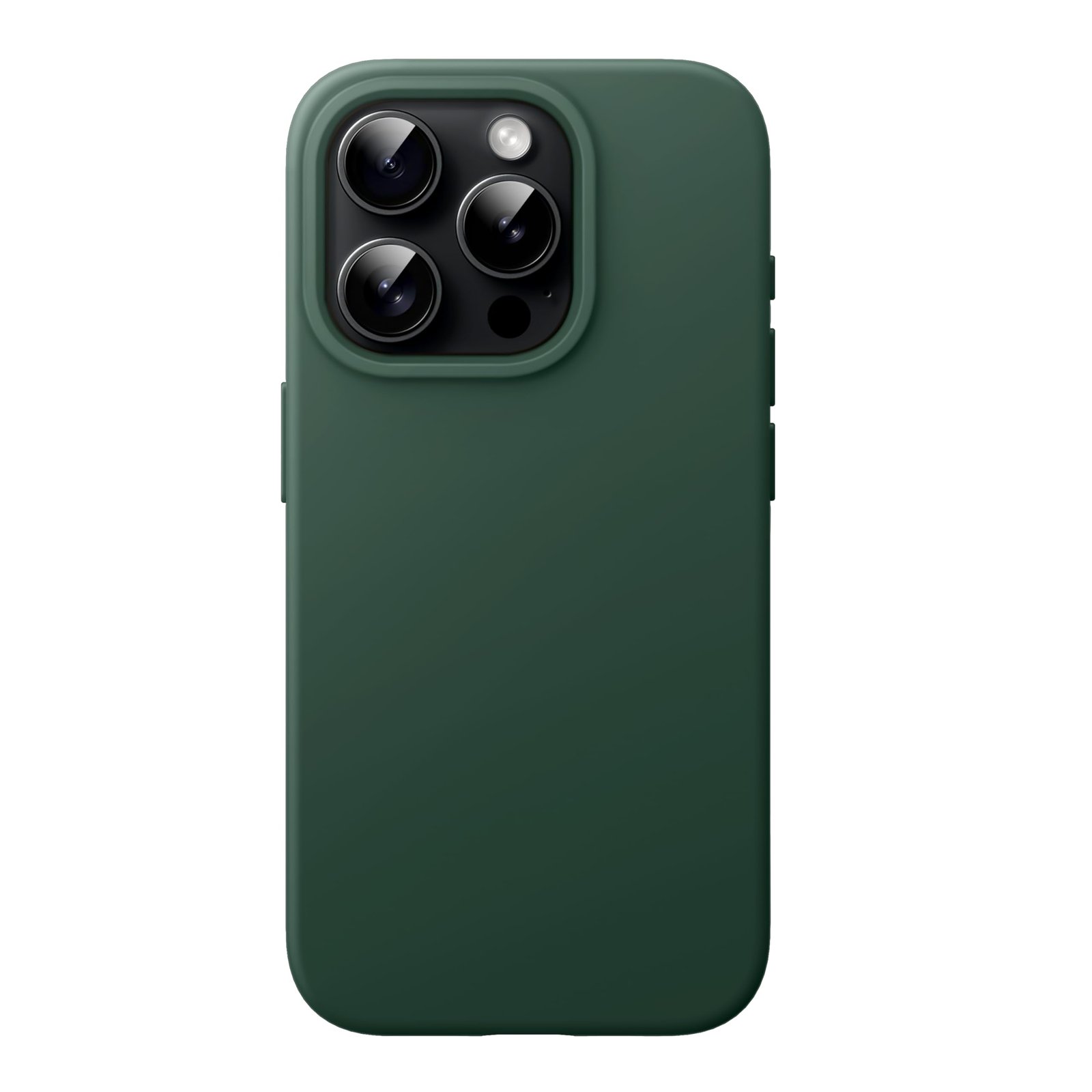 JETech Silicone Case for iPhone 15 Pro Max, Midnight Green