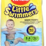 Huggies Little Swimmers Disposable Swim Diapers Unisex, Small, 12-Count-Pink/Blue