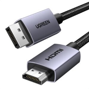 UGREEN 4K DisplayPort to HDMI Cable 1080P@120Hz, 1M