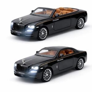 Umadiya® Rolls Royce Dawn 1:32 Model Car Alloy Metal Pull Back Die-cast Metal Toy car with Openable Doors & Hood-Light Music Gifts Toys Kids【Colors as Per Stock】