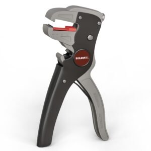 BUILDSKILL 2 IN 1 Automatic Wire Stripping & Cutting Tool – Precision Cutter for Electrical, Automotive, Cords & Cables – Ergonomic Handle with Pressure Adjustment