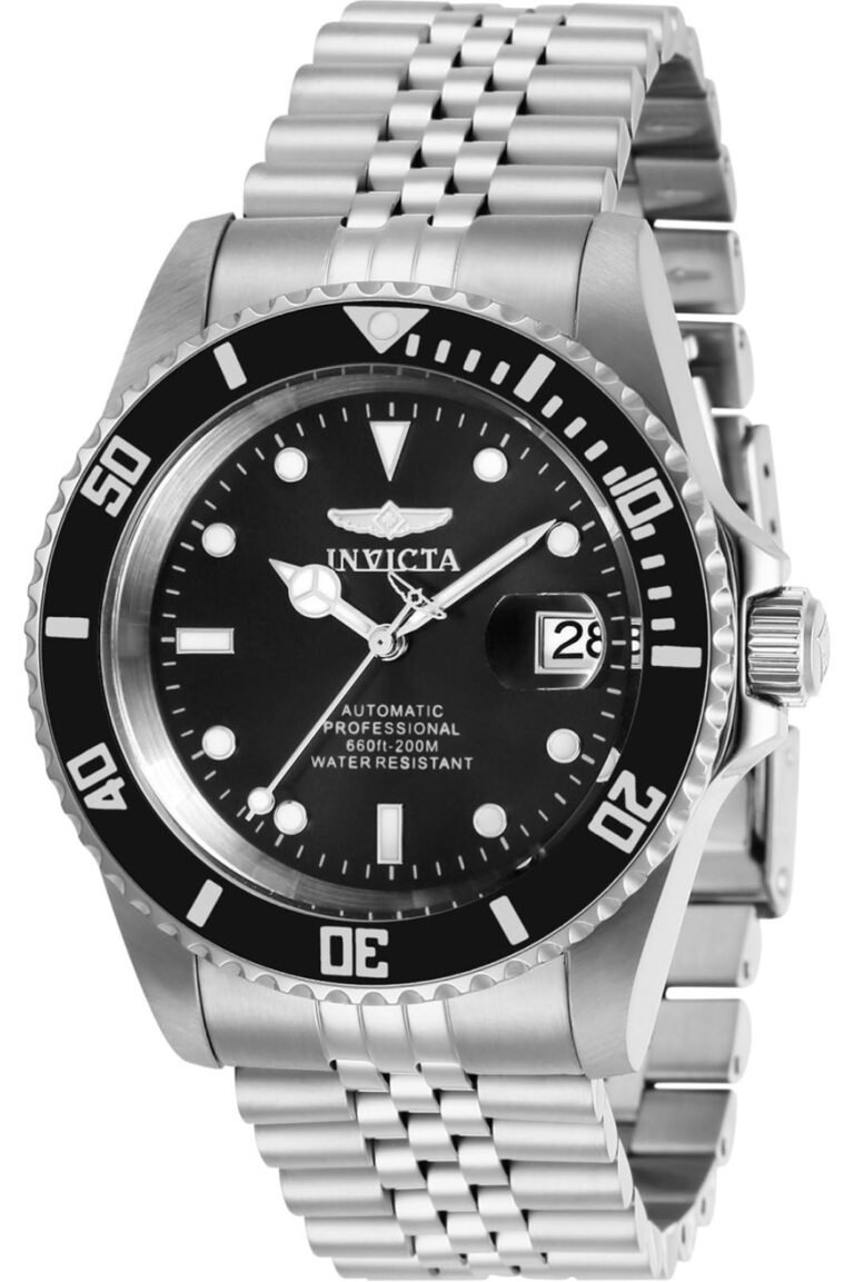 Invicta Men’s Pro Diver 29178 Black Stainless-Steel Automatic Diving Watch