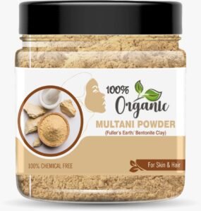 Organic Pure Multani Mitti Powder (Fuller’s Earth) Skin Face Clays (350g)
