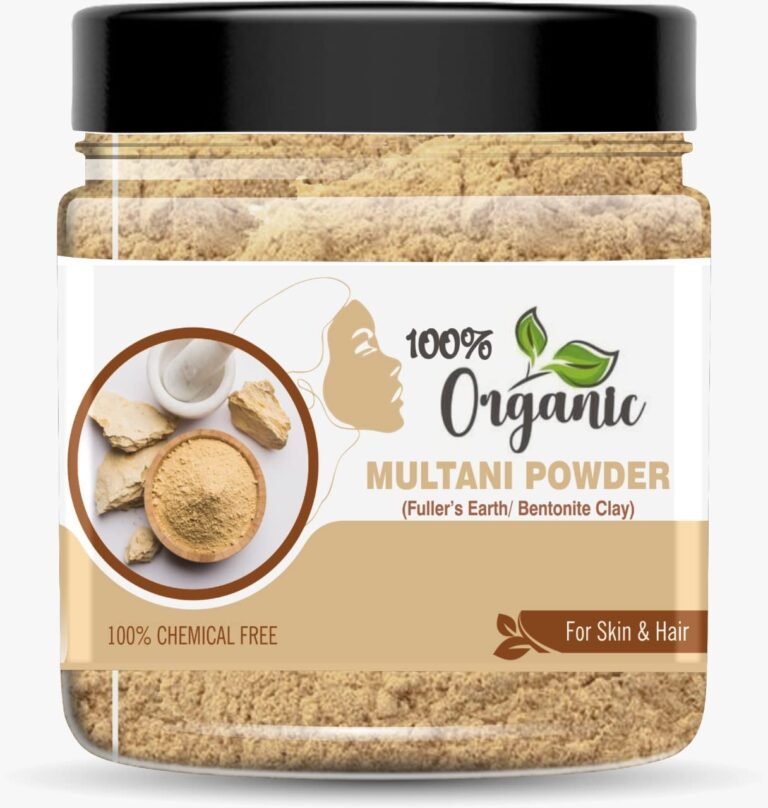Organic Pure Multani Mitti Powder (Fuller’s Earth) Skin Face Clays (350g)