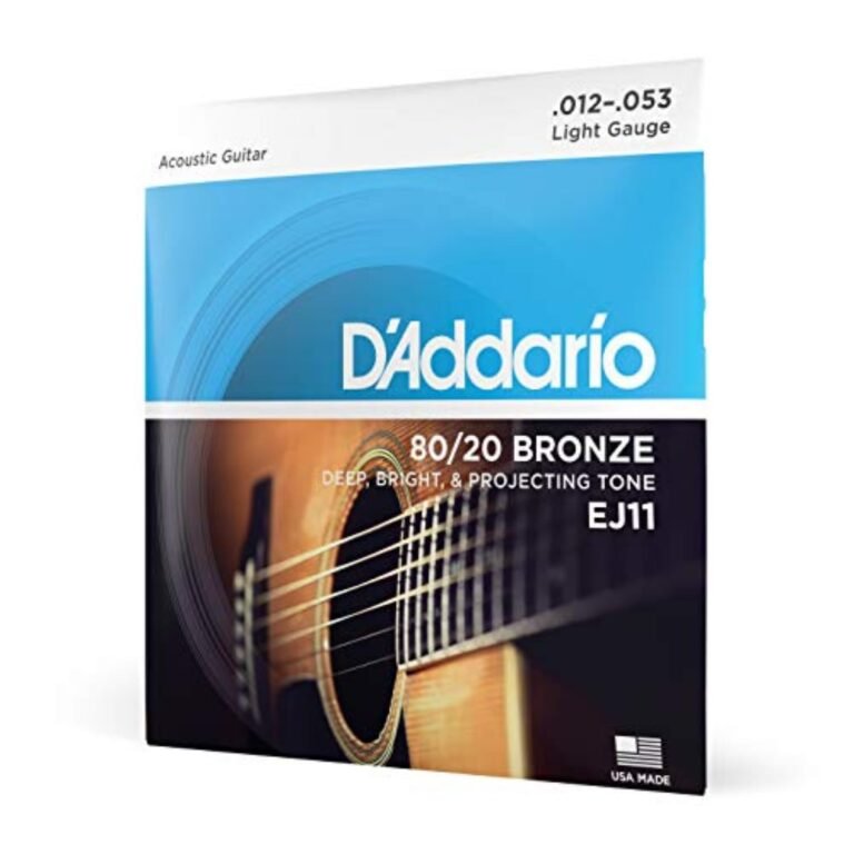 D’Addario EJ11 12-53 Bronze Light Acoustic Guitar Strings