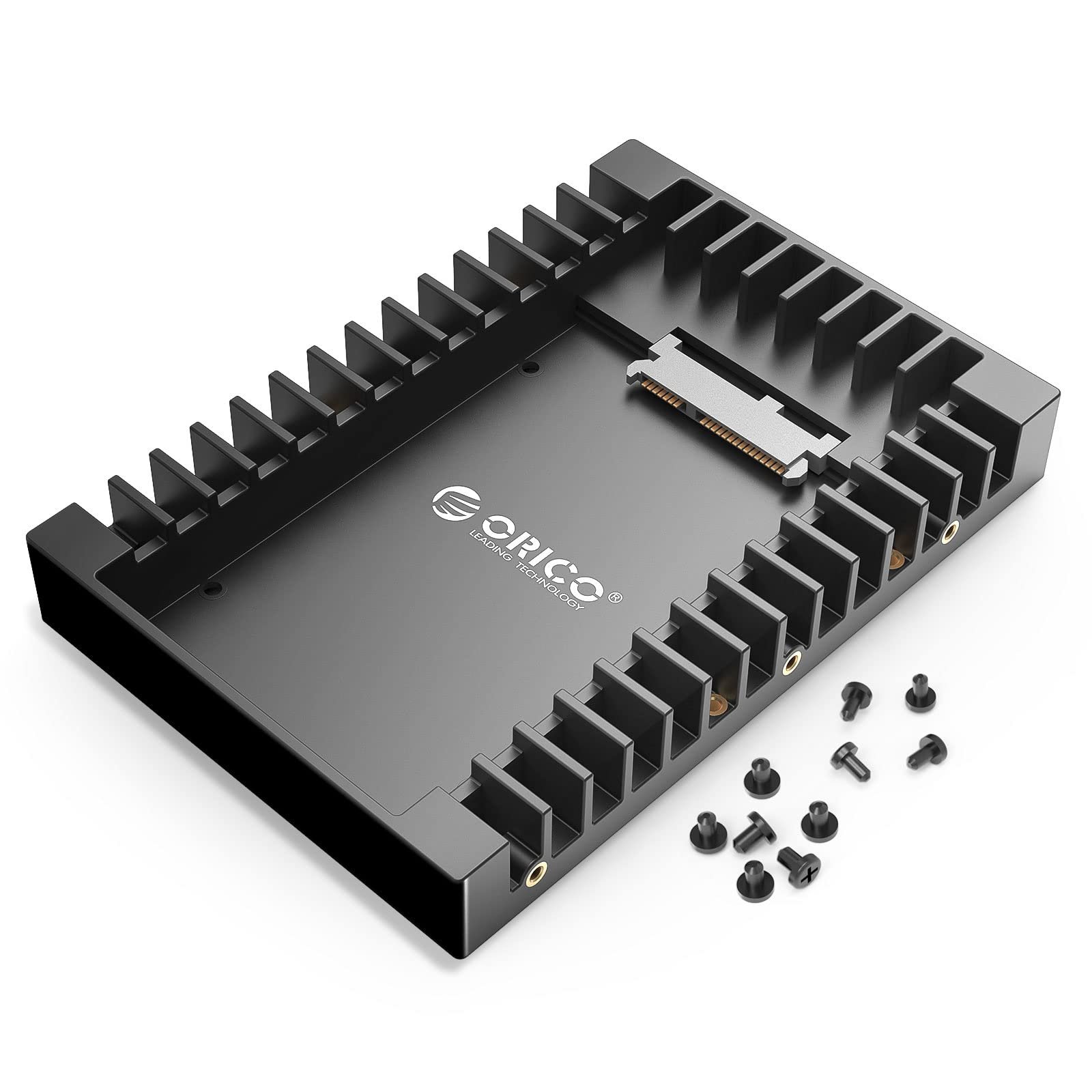 ORICO 2.5 to 3.5 Hard Drive Adapter HDD SSD Mounting Bracket Tray for 7/9.5/12.5mm 2.5 Inch HDD/SSD with SATA III Interface