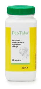Pet-Tabs Vitamin Mineral Supplement – 60 Tablets