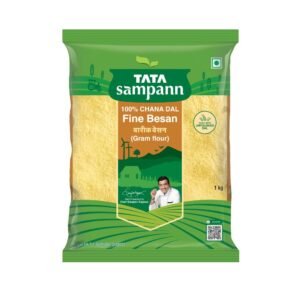 Tata Sampann 100% Chana Dal Fine Besan, Gram Flour, 1 Kg