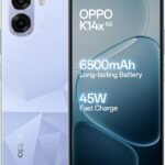 OPPO K14x (Icy Blue, 4GB RAM, 128GB Storage) | 50MP Camera | 6.7″ 120Hz Display | Dimensity 6300 5G | 6500mAh Battery | 45W SUPERVOOC Charging