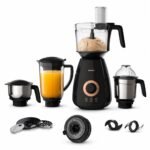 Philips Stainless Steel Mixer Grinder HL7707/01, 750W, 4 Jars