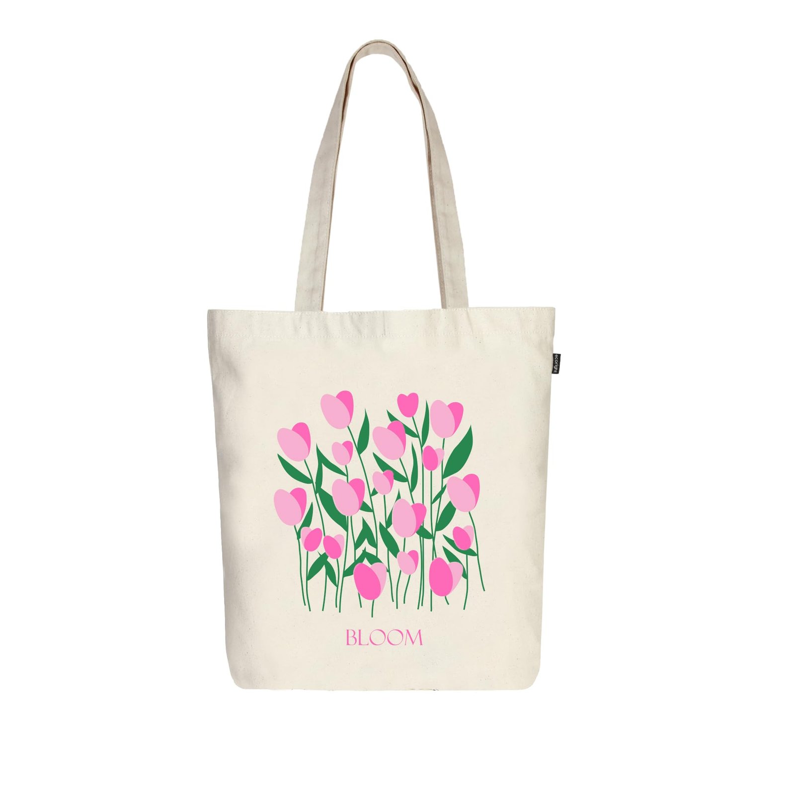 Eco Right Canvas Tote Bags for Women with Zip, College Bag for Girls, 100% Organic Cotton Tote Bag for Shopping, Travel & beach bags for women