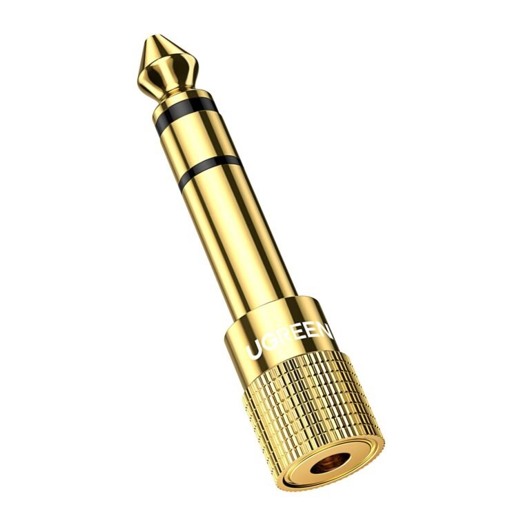 UGREEN 6.35 mm (1/4″) Male to 3.5 mm (1/8″) Female Stereo Adapter 1 Pack
