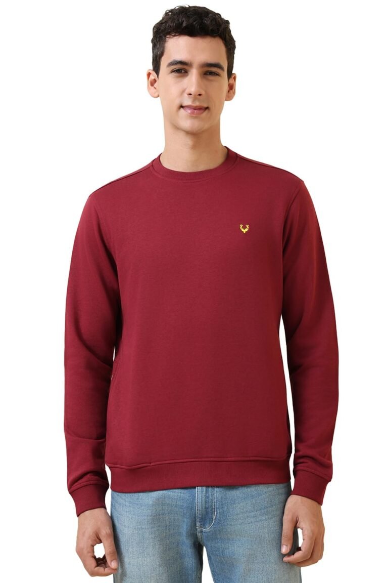Allen Solly Men’s Cotton Crew Neck Sweatshirt