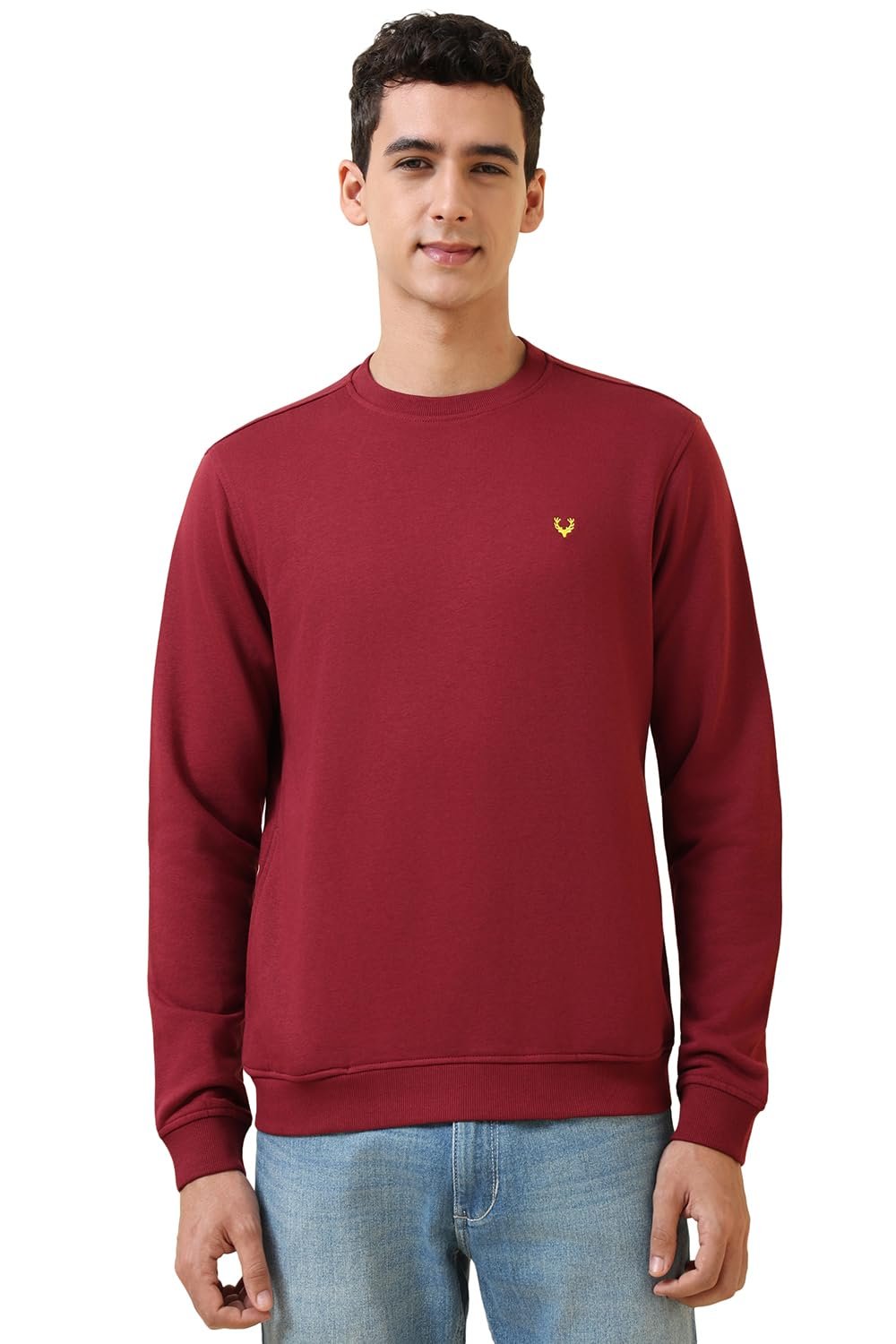 Allen Solly Men’s Cotton Crew Neck Sweatshirt
