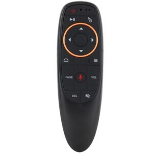 ESPBOP Universal 2.4G Wireless TV Remote Control with Voice Remote, Air Mouse, Motion Sensing Game for Android TV Box, Smart TV, PC, Projector, G10S, Black