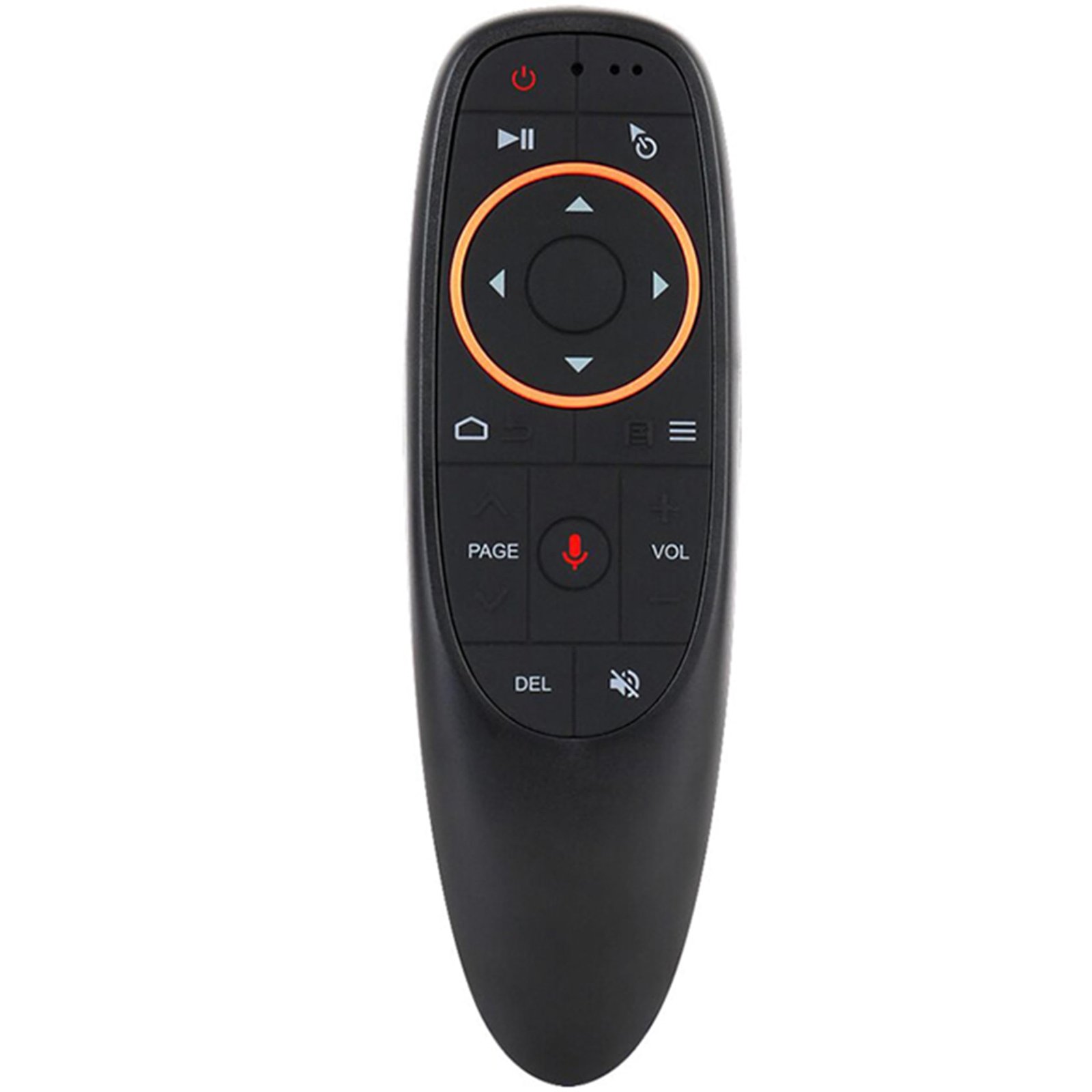 ESPBOP Universal 2.4G Wireless TV Remote Control with Voice Remote, Air Mouse, Motion Sensing Game for Android TV Box, Smart TV, PC, Projector, G10S, Black