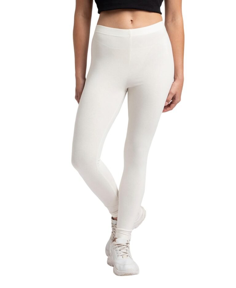 Jockey AW87 Women Super Combed Cotton Elastane Stretch Leggings with Ultrasoft Waistband