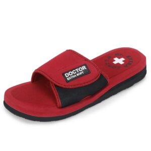 DOCTOR EXTRA SOFT Women’s Care Orthopaedic and Diabetic Adjustable Strape Super Comfort Dr Sliders Flipflops and House Slippers for Women’s & Girl’s Slides D-52
