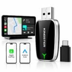 KINGSTER 2-in-1 Wireless CarPlay & Android Auto Adapter for OEM Wired Cars
