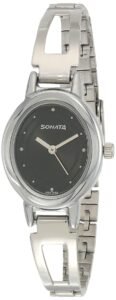 Sonata Everyday Analog Black Dial Women’s Watch-NL8085SM01/NP8085SM01