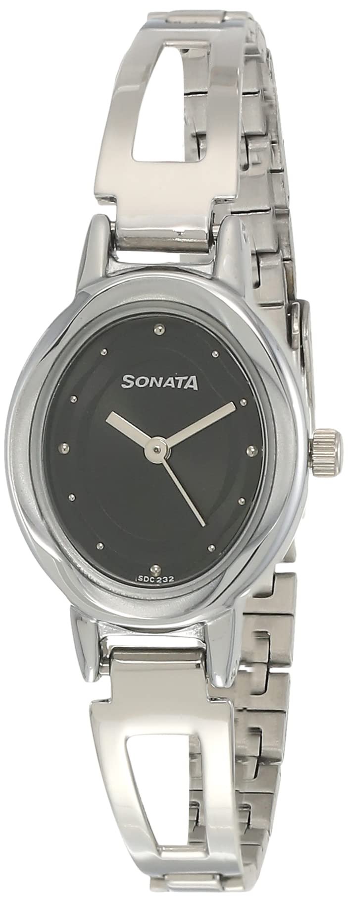 Sonata Everyday Analog Black Dial Women’s Watch-NL8085SM01/NP8085SM01