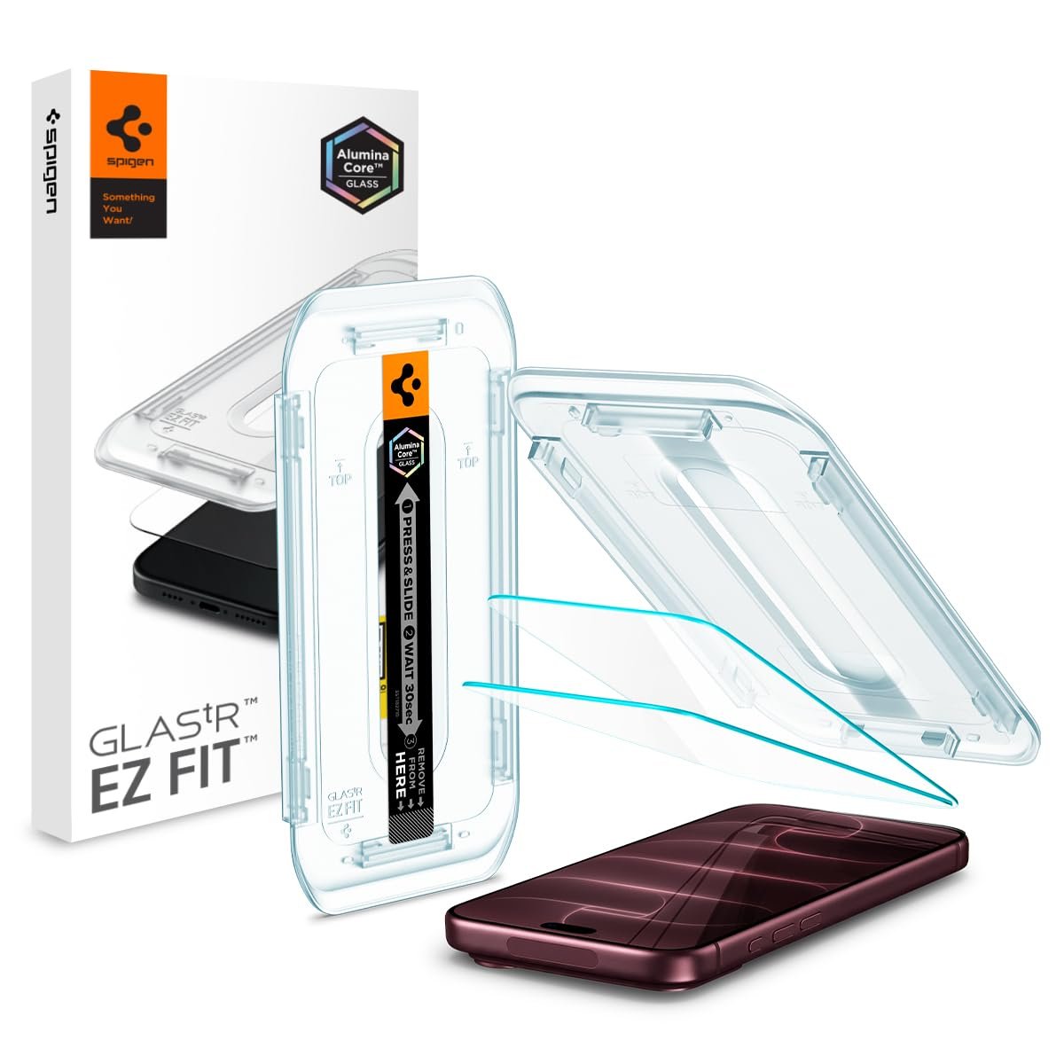 Spigen EZ Fit Tempered glass for iPhone 18 Pro Max/17 Pro Max/16 Pro Max