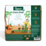 Ugaoo Cocopeat Block 1 Kg | Expands Upto 15 litres of Light Coco Peat Growing Medium | Pre-Washed Low-EC Cocopeat for Plants, Seed Starting, Hydroponics and Potting Mix | Indoor and Outdoor Garden