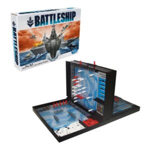 Hasbro Gaming Battleship Board Game, Classic Strategy Play for Kids and Adults, for Boys & Girls Ages 7 and Up, for 2 Players, Birthday Gift for Kids