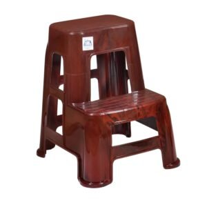 Nilkamal STL 21 Strong and Durable Plastic Step Stool for Home, Bedroom, Bathroom, Kitchen, Living Room, Office, Adult, Kids, Children’s and Garden Stool with high Load Capacity. (Rose Wood)