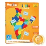 Imagimake Mapology India with Capitals | Educational Toy for Kids 5-9 Years